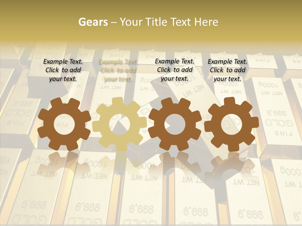 Dubai Gold PowerPoint Template