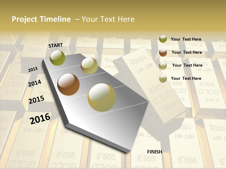 Dubai Gold PowerPoint Template