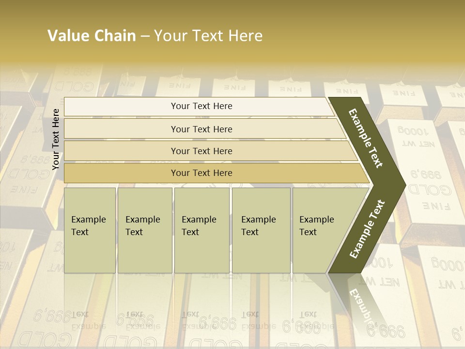 Dubai Gold PowerPoint Template