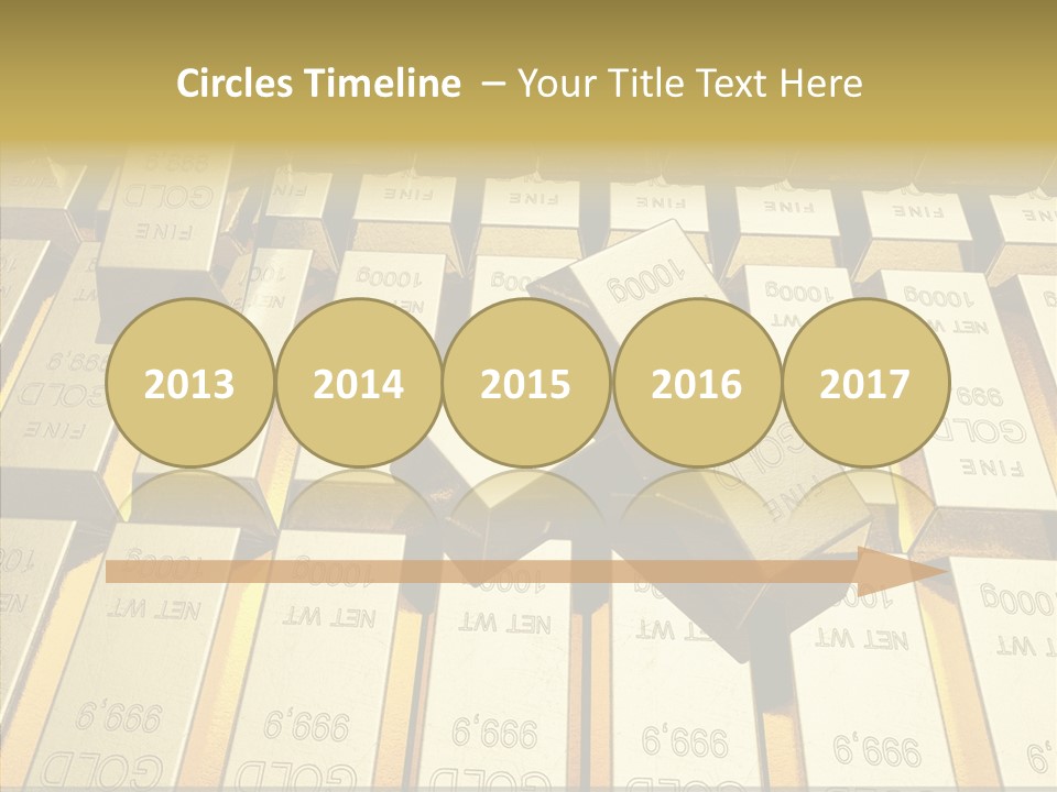 Dubai Gold PowerPoint Template