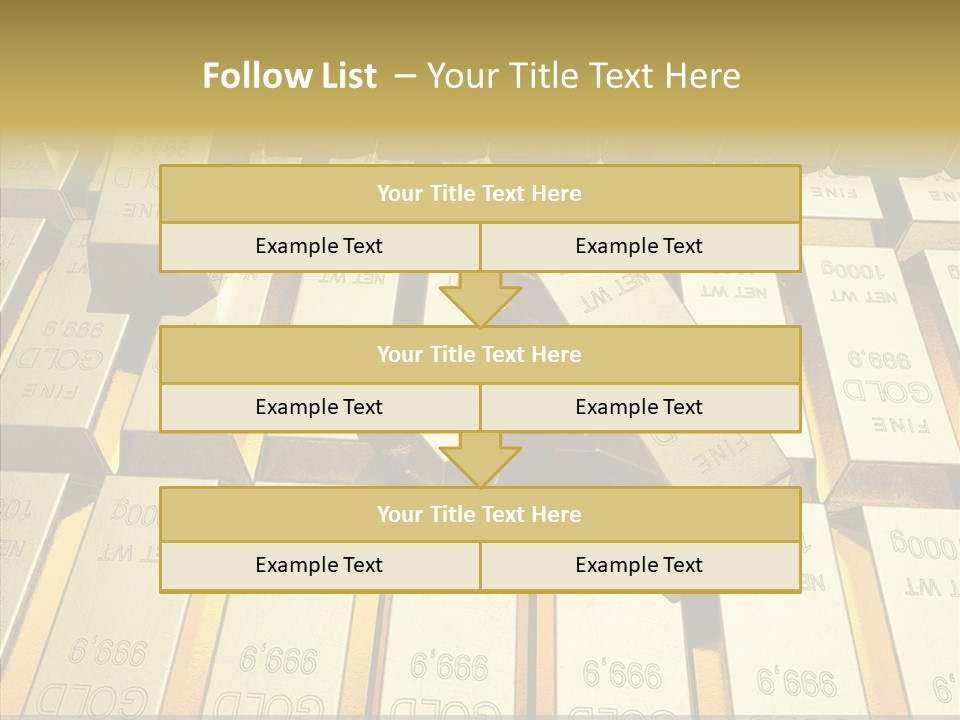 Dubai Gold PowerPoint Template