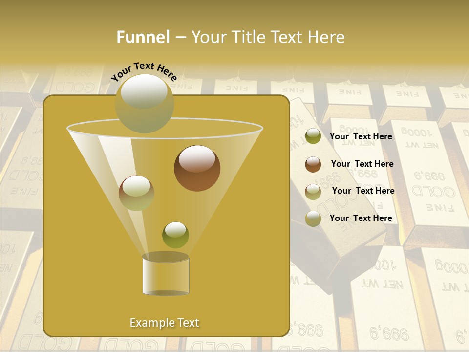 Dubai Gold PowerPoint Template