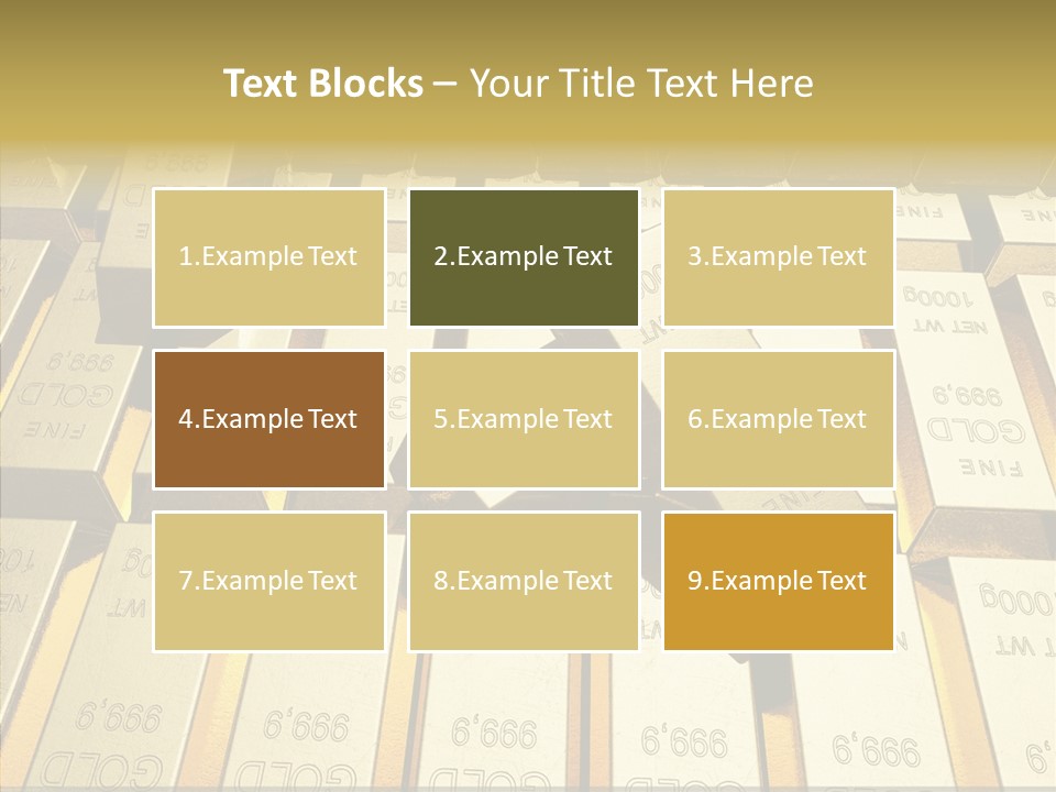 Dubai Gold PowerPoint Template