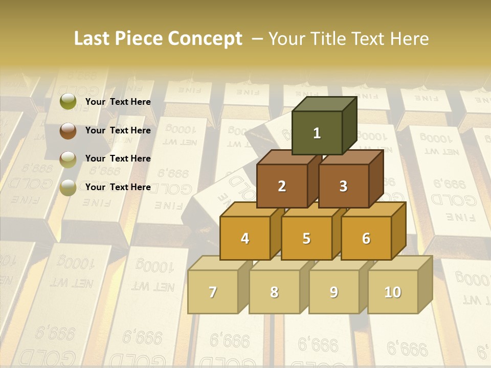 Dubai Gold PowerPoint Template