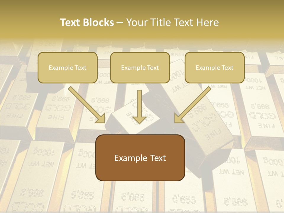 Dubai Gold PowerPoint Template