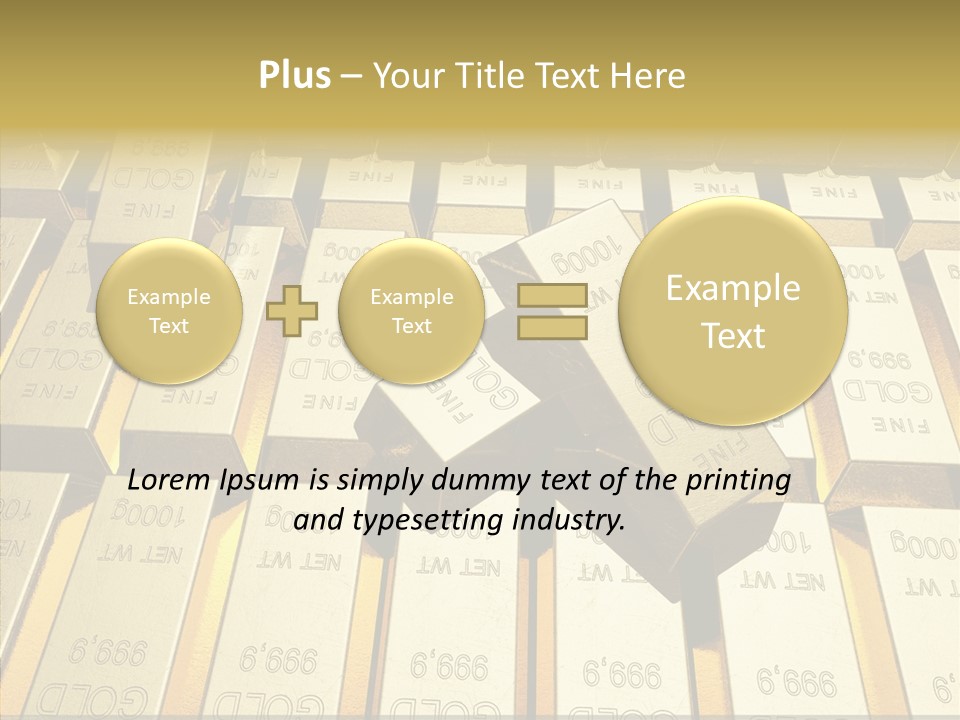 Dubai Gold PowerPoint Template