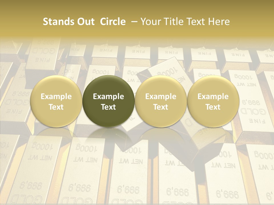 Dubai Gold PowerPoint Template