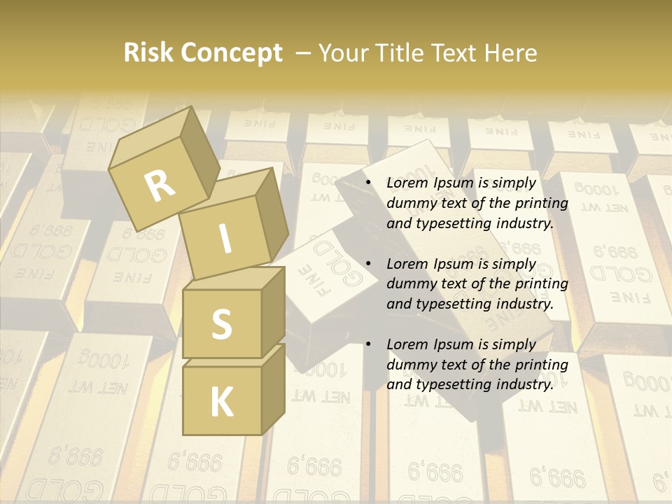 Dubai Gold PowerPoint Template