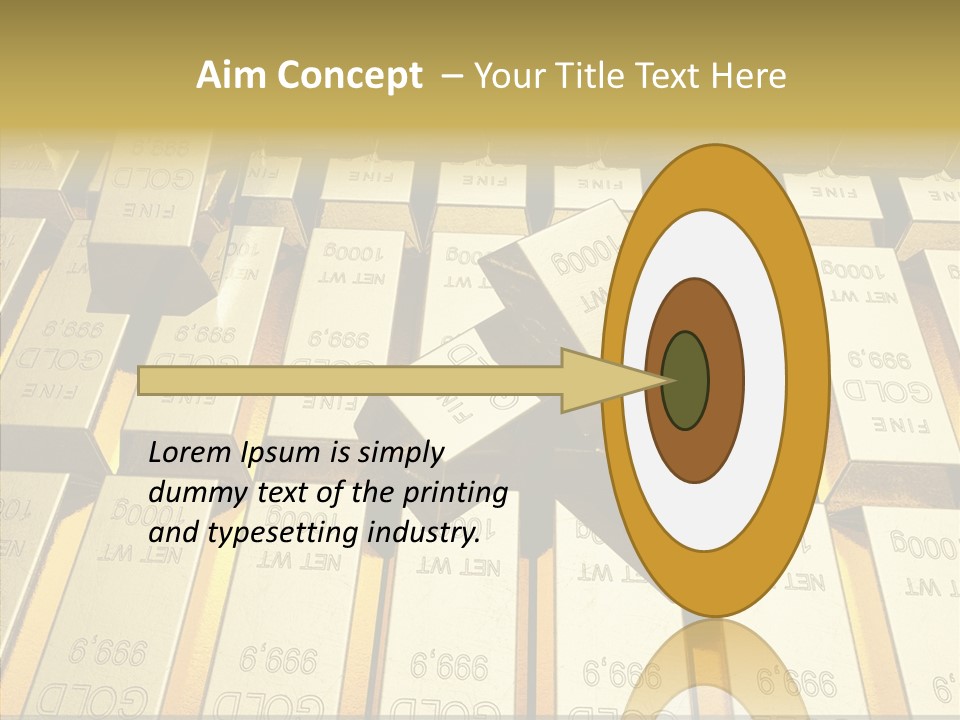 Dubai Gold PowerPoint Template