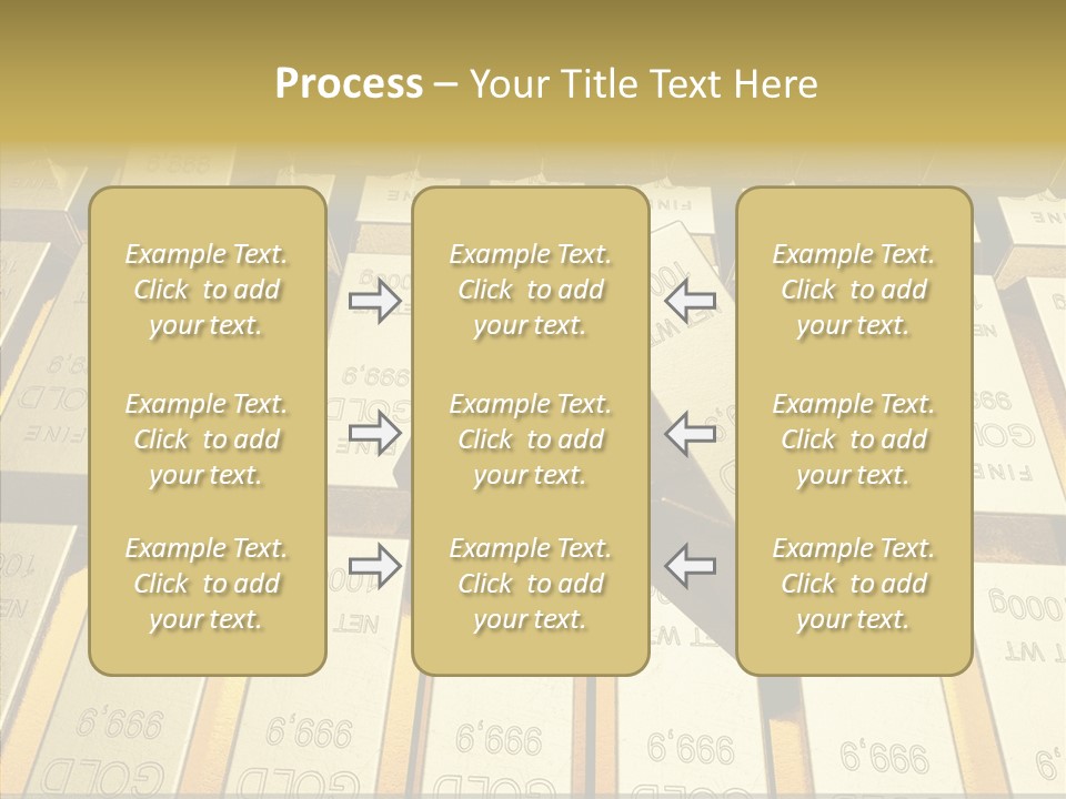 Dubai Gold PowerPoint Template