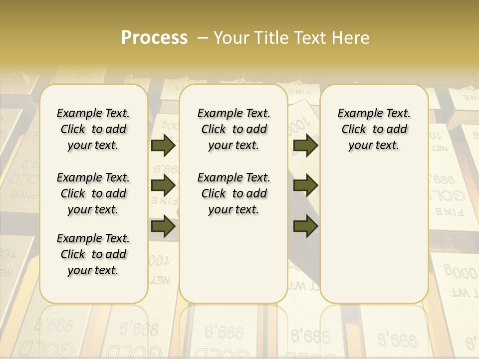 Dubai Gold PowerPoint Template