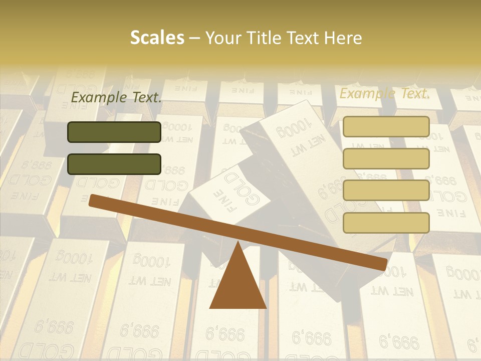 Dubai Gold PowerPoint Template