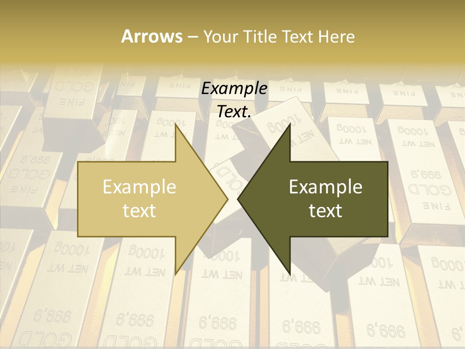 Dubai Gold PowerPoint Template