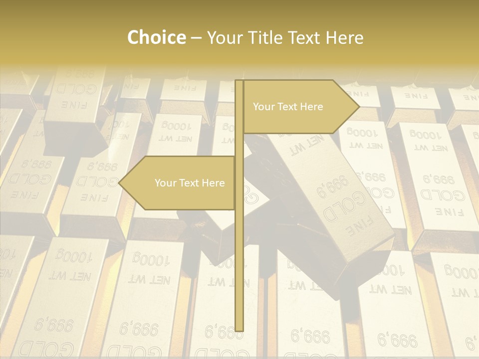 Dubai Gold PowerPoint Template