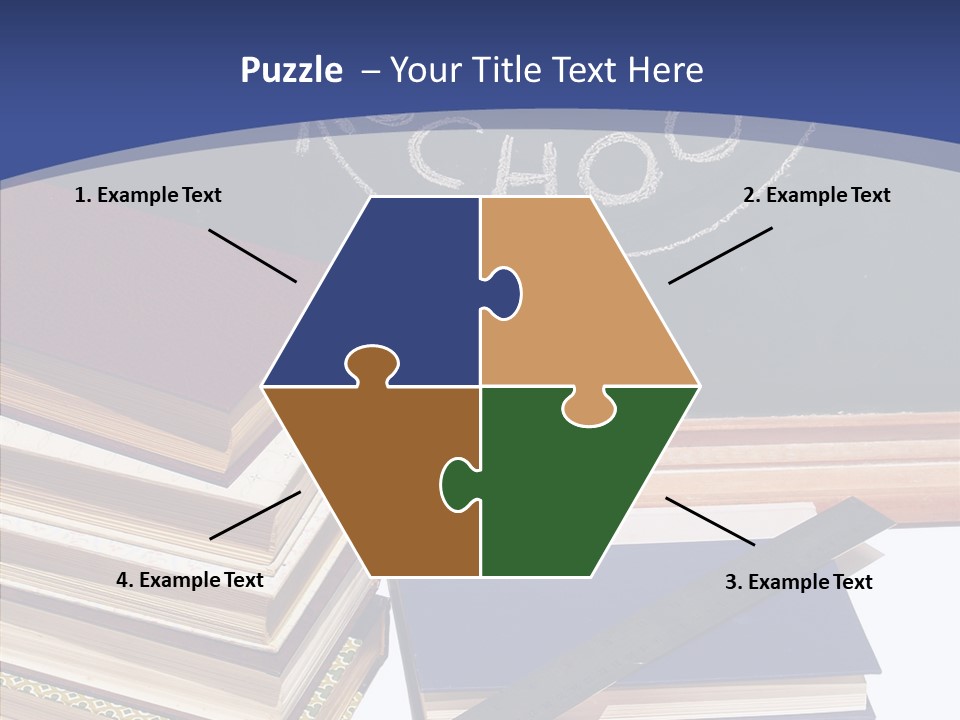 Pen Green Board PowerPoint Template