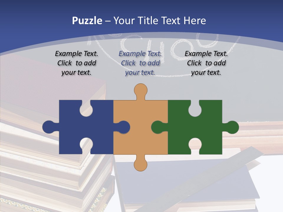 Pen Green Board PowerPoint Template