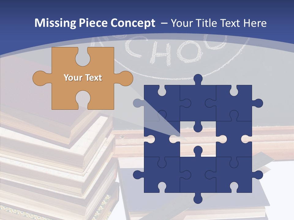 Pen Green Board PowerPoint Template