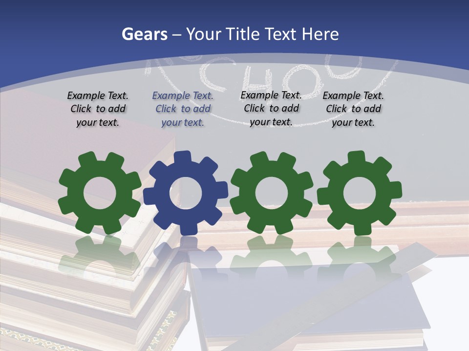 Pen Green Board PowerPoint Template