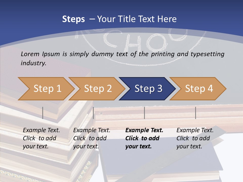 Pen Green Board PowerPoint Template