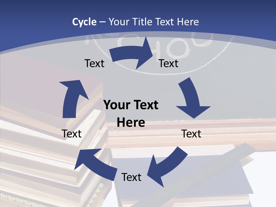 Pen Green Board PowerPoint Template