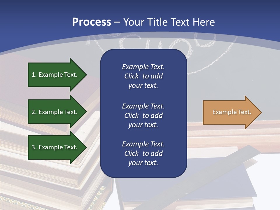Pen Green Board PowerPoint Template