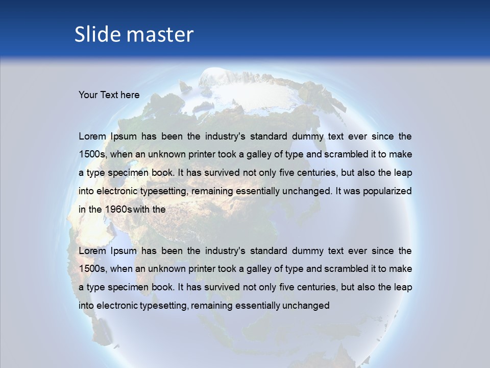 Real Earth PowerPoint Template