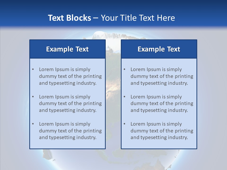Real Earth PowerPoint Template