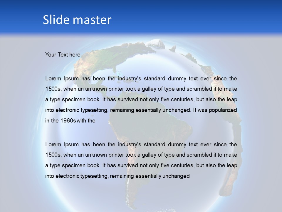 Brazil Ocean Sahara PowerPoint Template