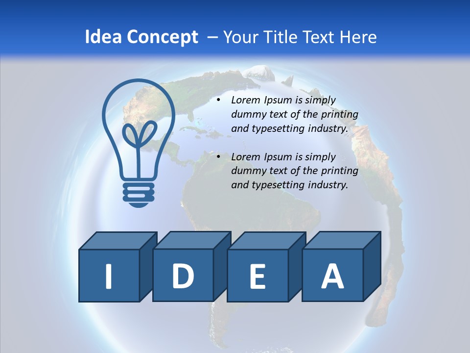 Brazil Ocean Sahara PowerPoint Template