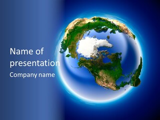 Globe Relief PowerPoint Template