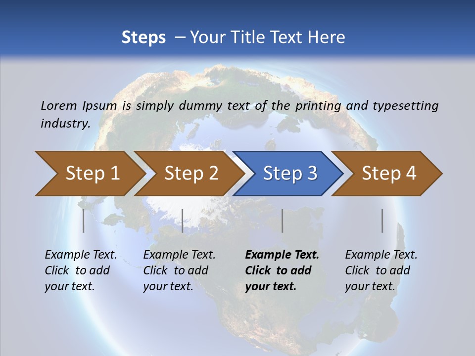 Globe Relief PowerPoint Template