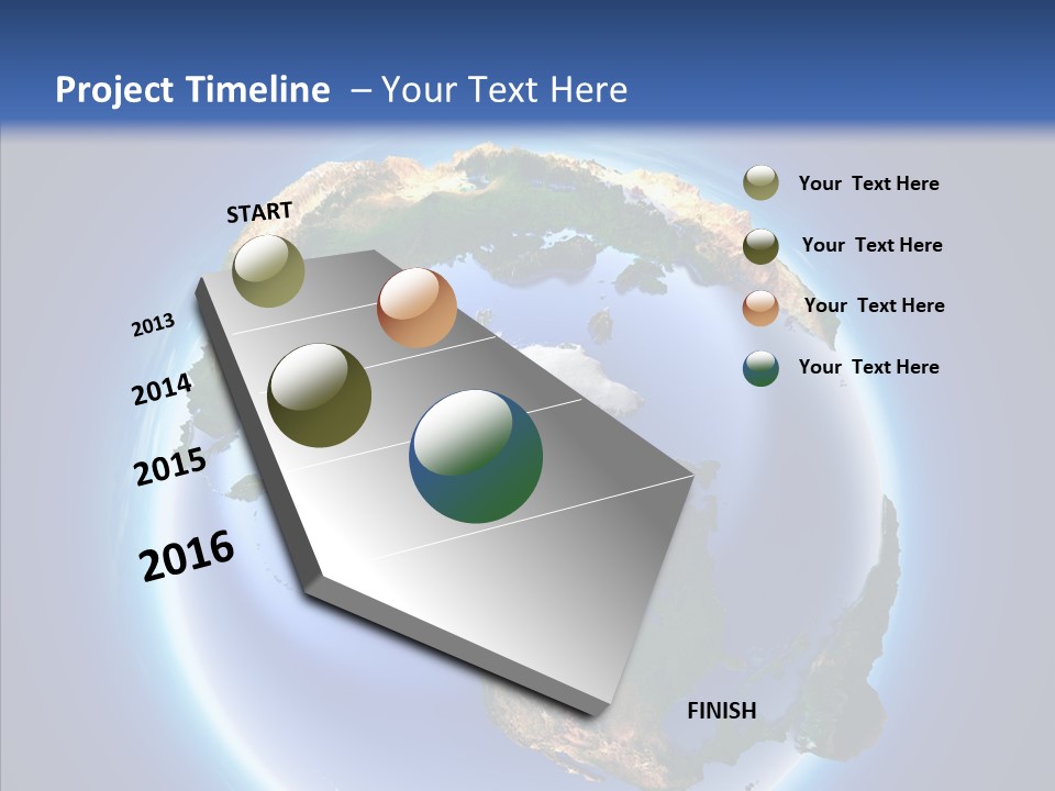 Globe Relief PowerPoint Template