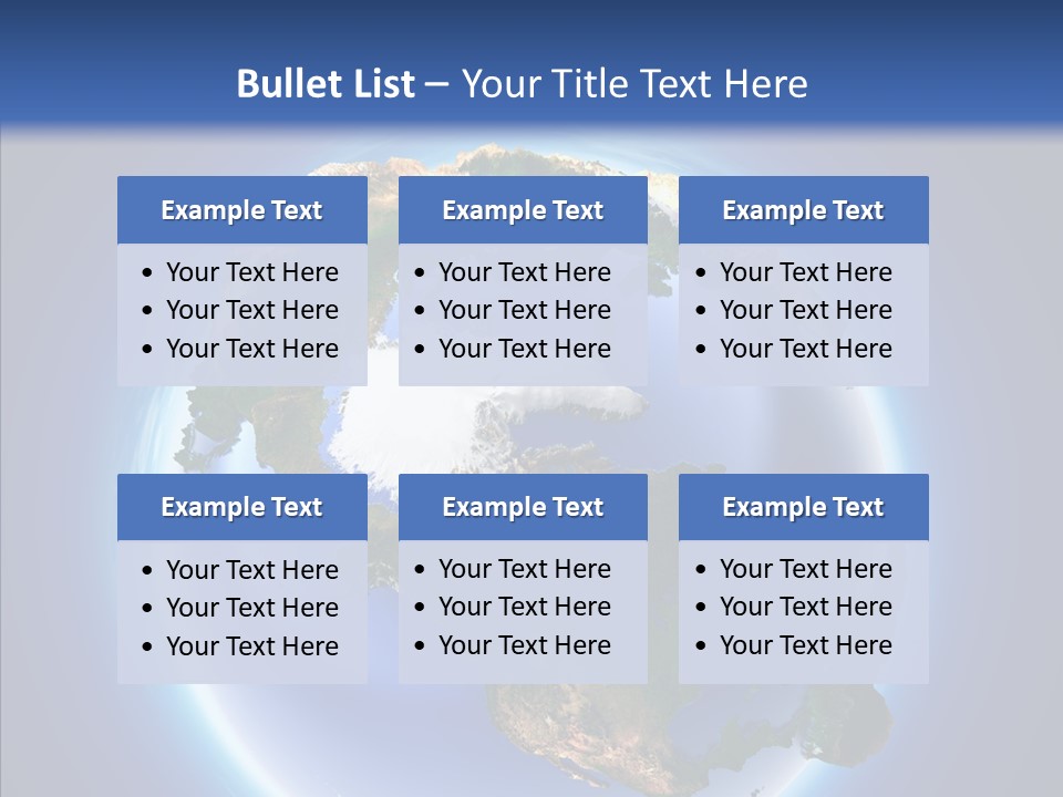 Globe Relief PowerPoint Template