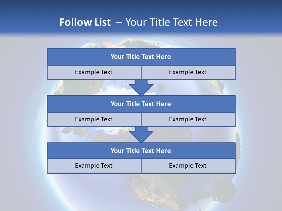 Globe Relief PowerPoint Template