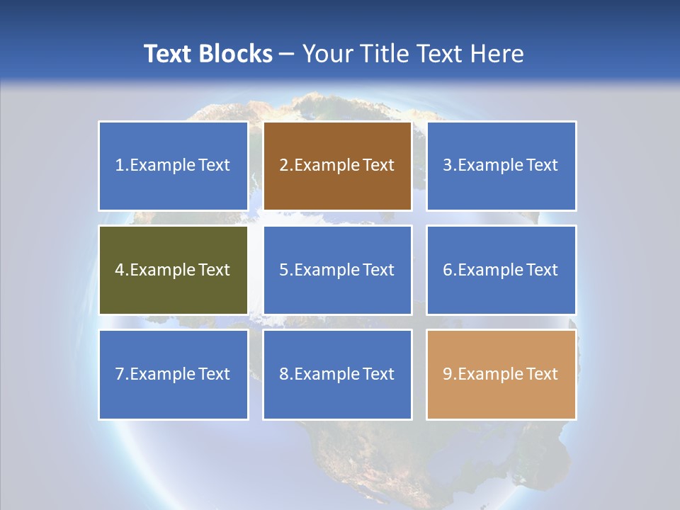 Globe Relief PowerPoint Template