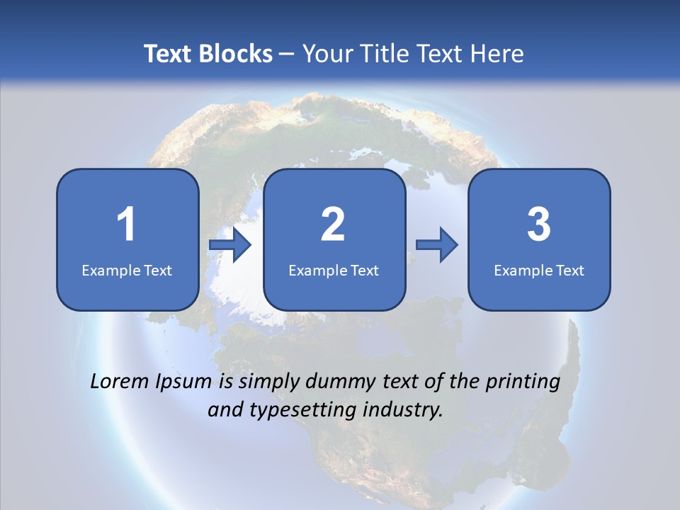 Globe Relief PowerPoint Template