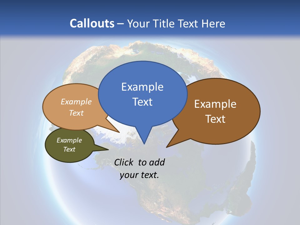 Globe Relief PowerPoint Template