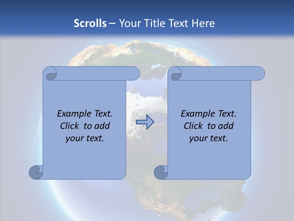 Globe Relief PowerPoint Template
