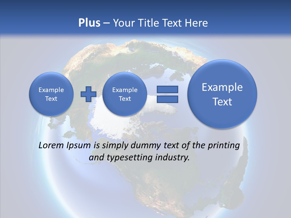Globe Relief PowerPoint Template