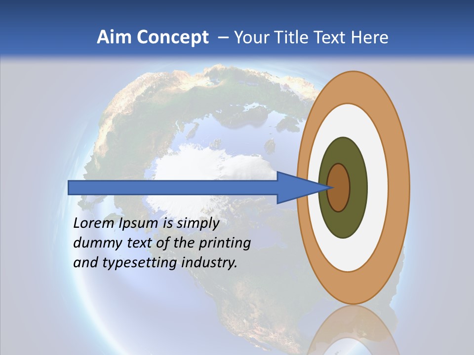 Globe Relief PowerPoint Template