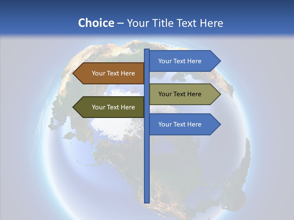 Globe Relief PowerPoint Template