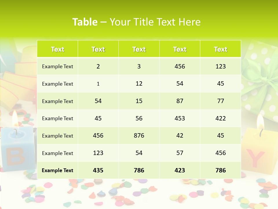 Happy Birthday PowerPoint Template