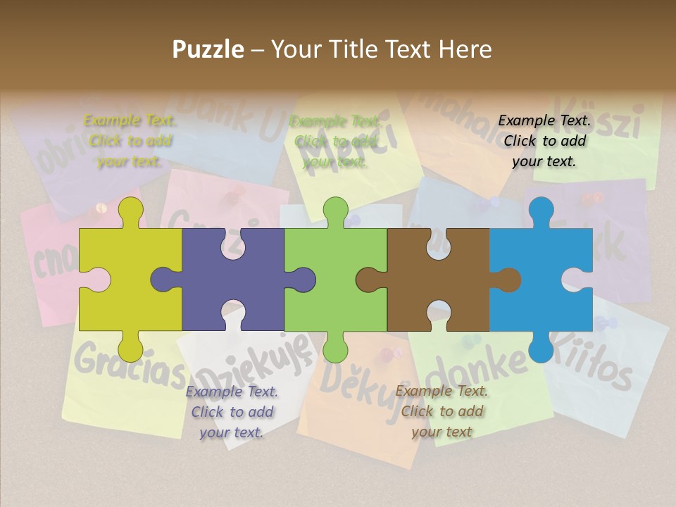 Thank You In Different Languages PowerPoint Template