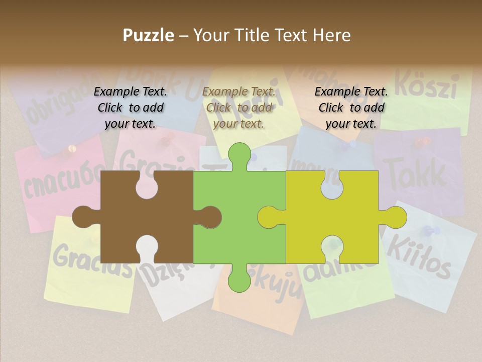 Thank You In Different Languages PowerPoint Template