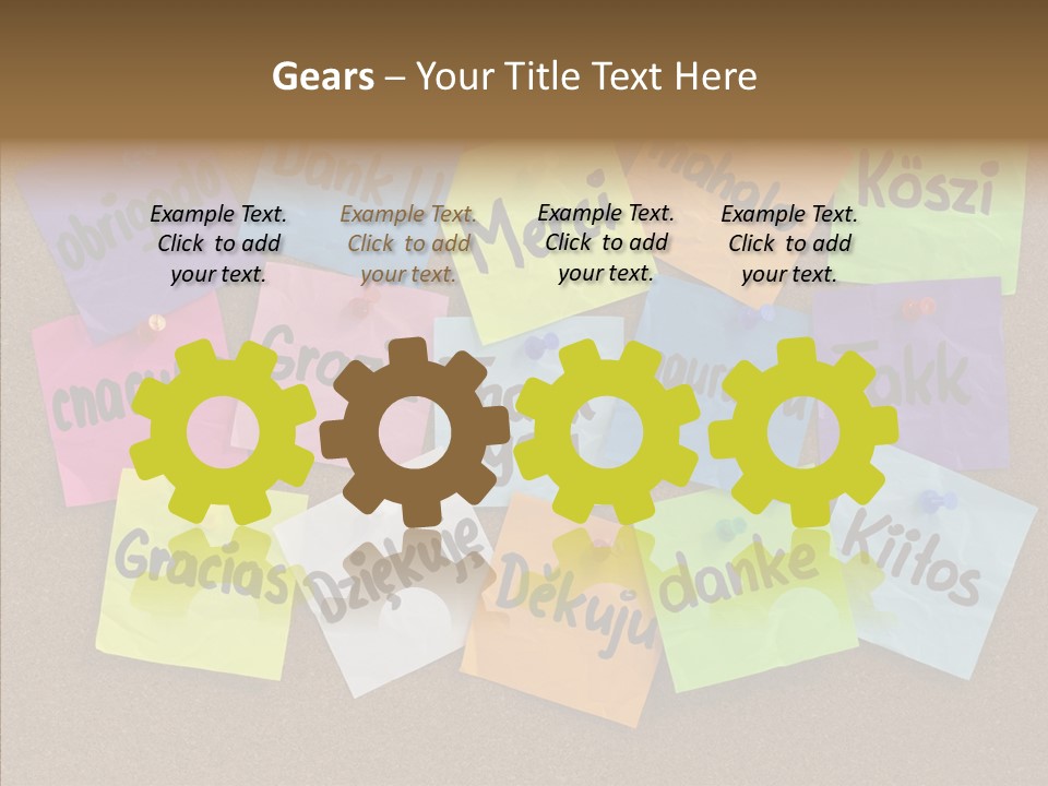 Thank You In Different Languages PowerPoint Template