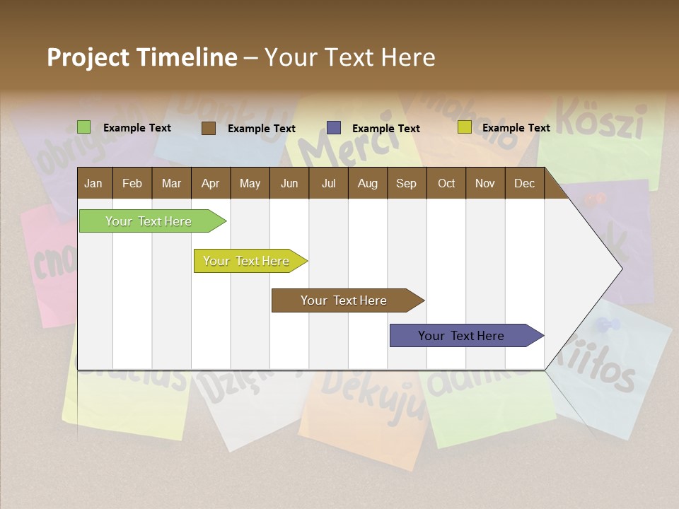 Thank You In Different Languages PowerPoint Template