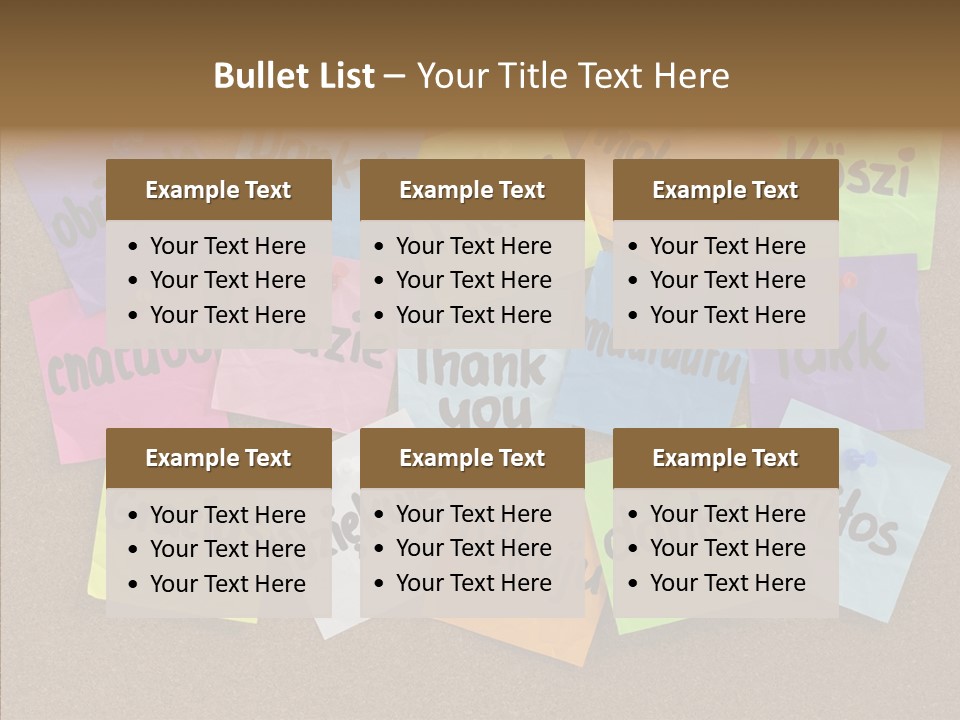 Thank You In Different Languages PowerPoint Template