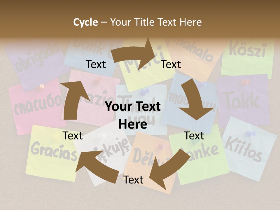 Thank You In Different Languages PowerPoint Template