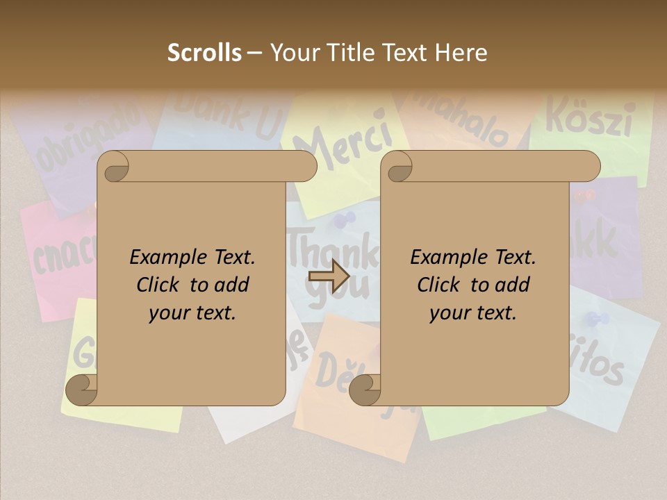 Thank You In Different Languages PowerPoint Template