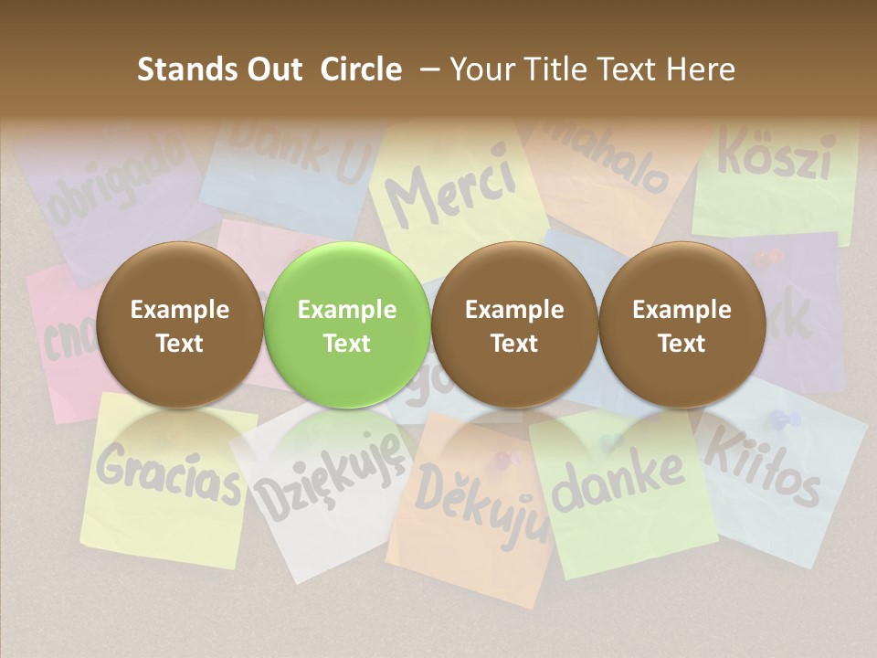 Thank You In Different Languages PowerPoint Template